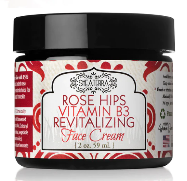 Face Cream - Shea Terra Rose Hips Vitamin B3 Revitalizing Face Cream