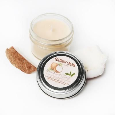 All Natural Soy Candle Coconut Cream