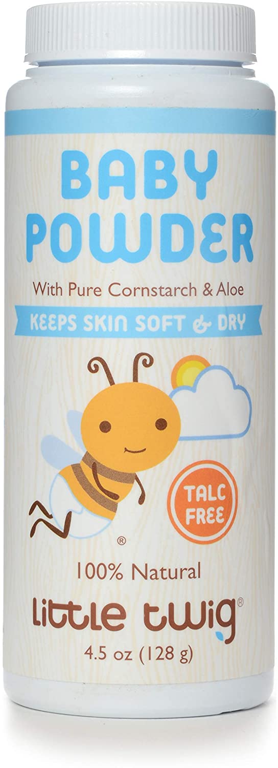 Baby Powder Talc Free (Fragrance Free) Little Twig – Good Earth Beauty