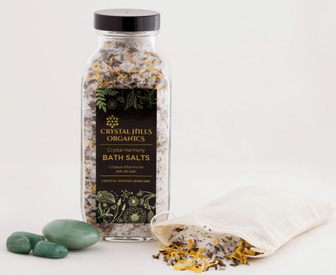 Bath Salts Crystal Harmony Green Quartz Good Earth Beauty