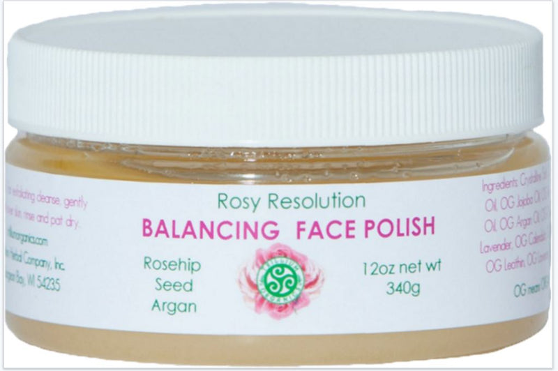 Face Polish Rosy Resolution Daily - Salt Scrub Cleanser