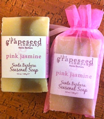 Pink Jasmine Santa Barbara Seasonal Soap The Grapeseed Company