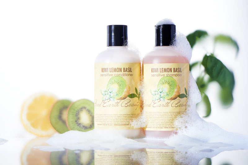 Shampoo Kiwi Lemon Basil Sensitive Natural