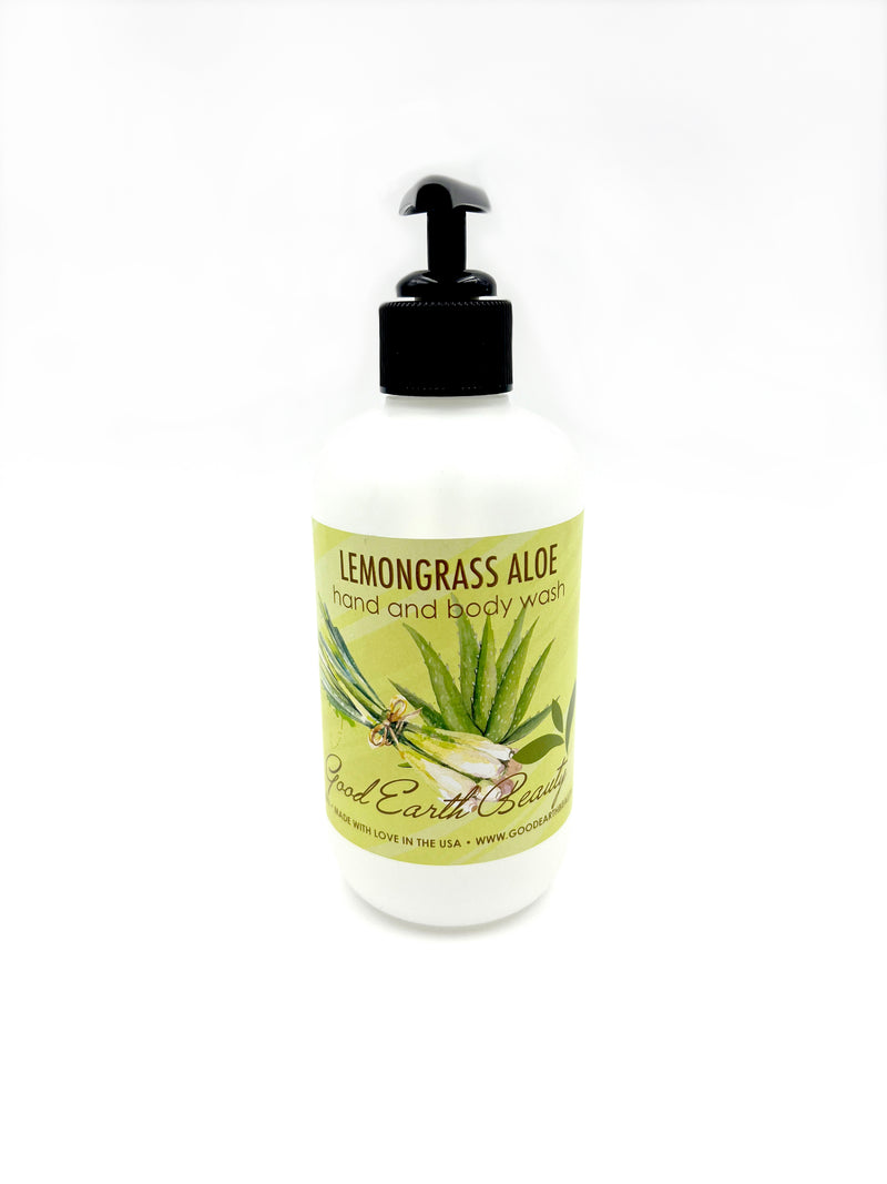 Body and Hand Wash Lemongrass Aloe by Good Earth Beauty