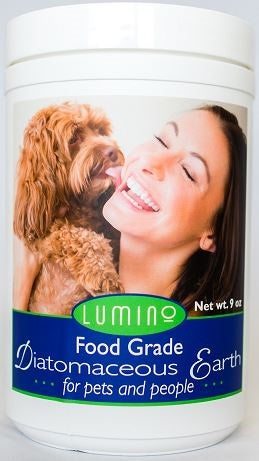 Diatomaceous Earth for pets and People -  Food Grade - Natural Flea Control - Lumino