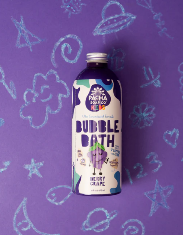 Bubble Bath  - For Kids -  PACHA SOAP CO - 12 Ounce