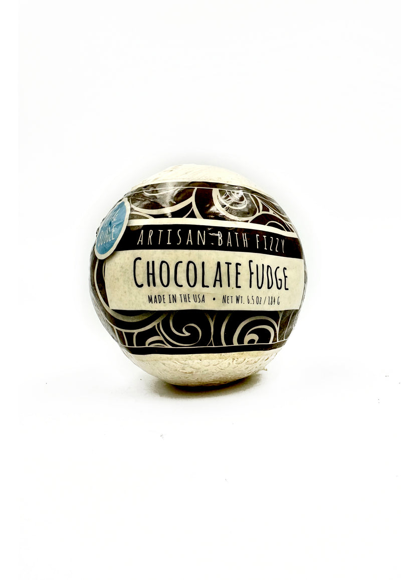 Bath Fizzy Cupcake - Chocolate Fudge- No Box - Fizz & Bubble