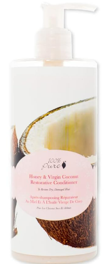 Conditioner Virgin Coconut Restorative 13 Ounce by 100% Pure