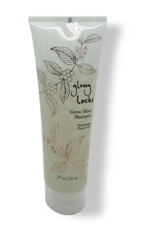 Shampoo Glossy Locks Grow More - 100% Pure - 8 Ounce