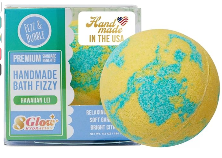 Bath Fizzy 6.5 Ounce - Hawaiian Lei -Boxed - Fizz & Bubble – Good Earth ...