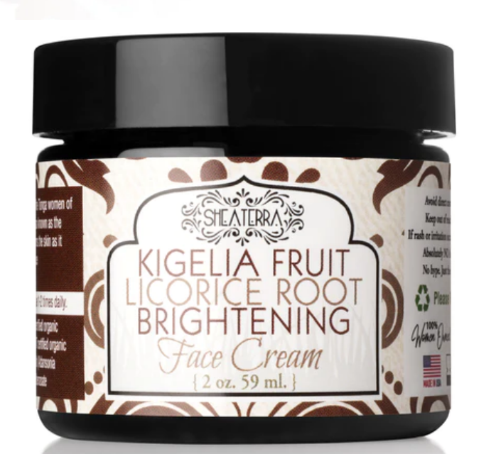 Face Cream - Shea Terra Kigelia Fruit Licorice Root Brightening Face Cream
