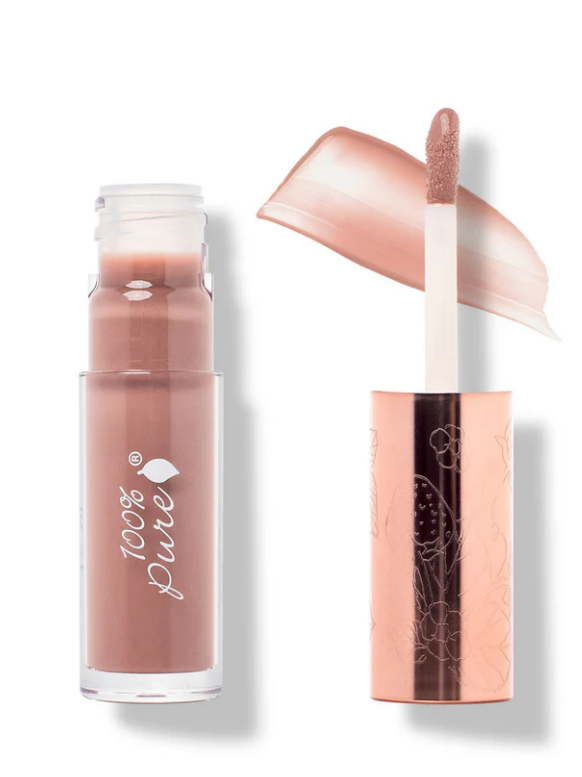 Lip Gloss Pink Caramel Fruit Pigmented Gloss - 100% Pure