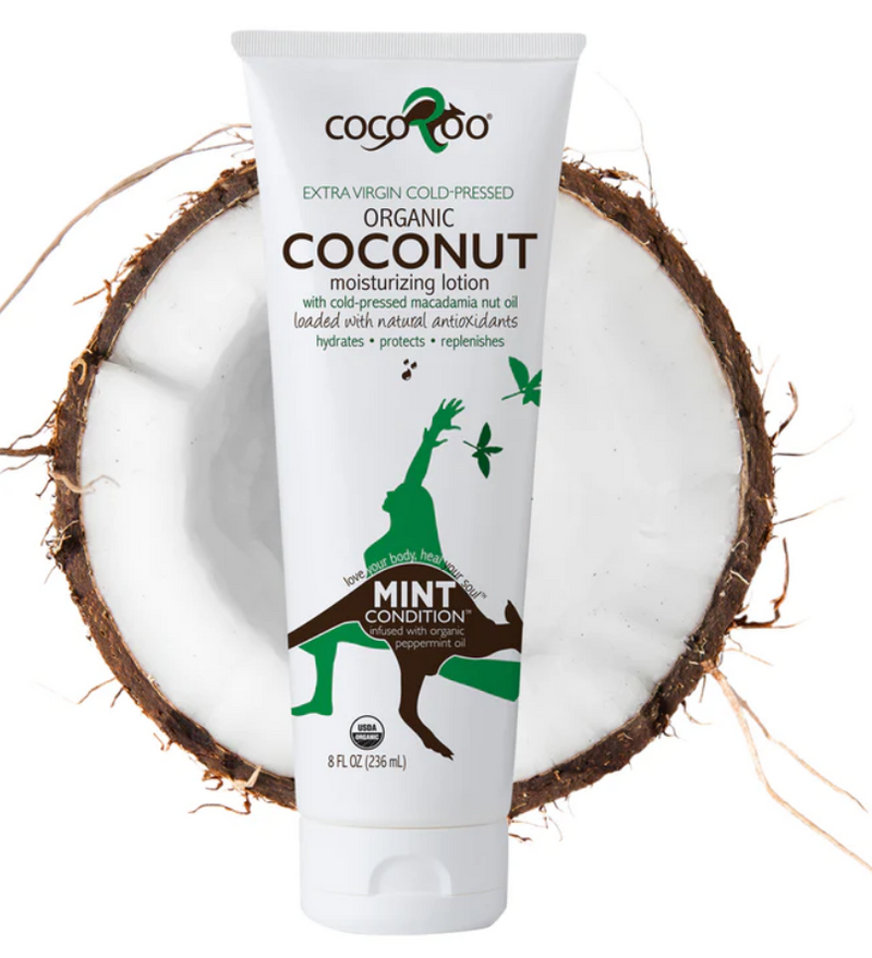Body Cream CocoRoo Mint  - Coconut Oil Moisturizer