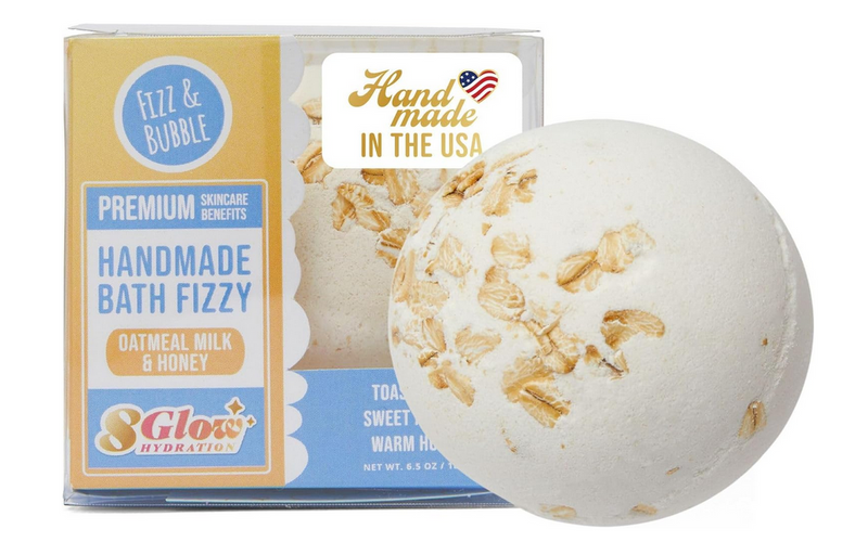 Bath Fizzy 6.5 Ounce - Oatmeal Milk & Honey -Boxed - Fizz & Bubble