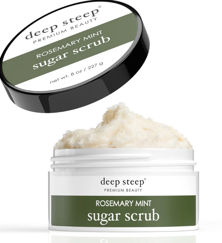 Sugar Body Scrub Rosemary Mint  By Deep Steep