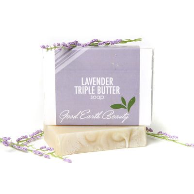 Bar Soap Lavender Triple Butter Good Earth Beauty