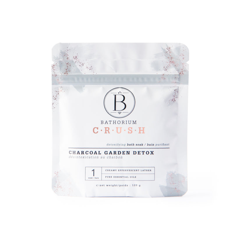 New Bath Soak �CRUSH" Organic Charcoal Garden Detox 120 gr
