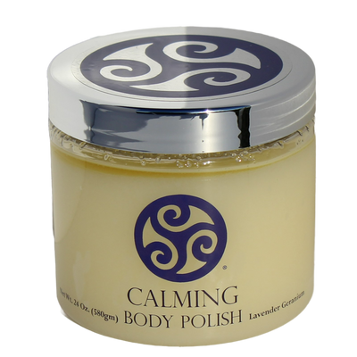 Body Polish Salt Scrub - 24 Ounce - Natural - Dry Skin Relief - Trillium