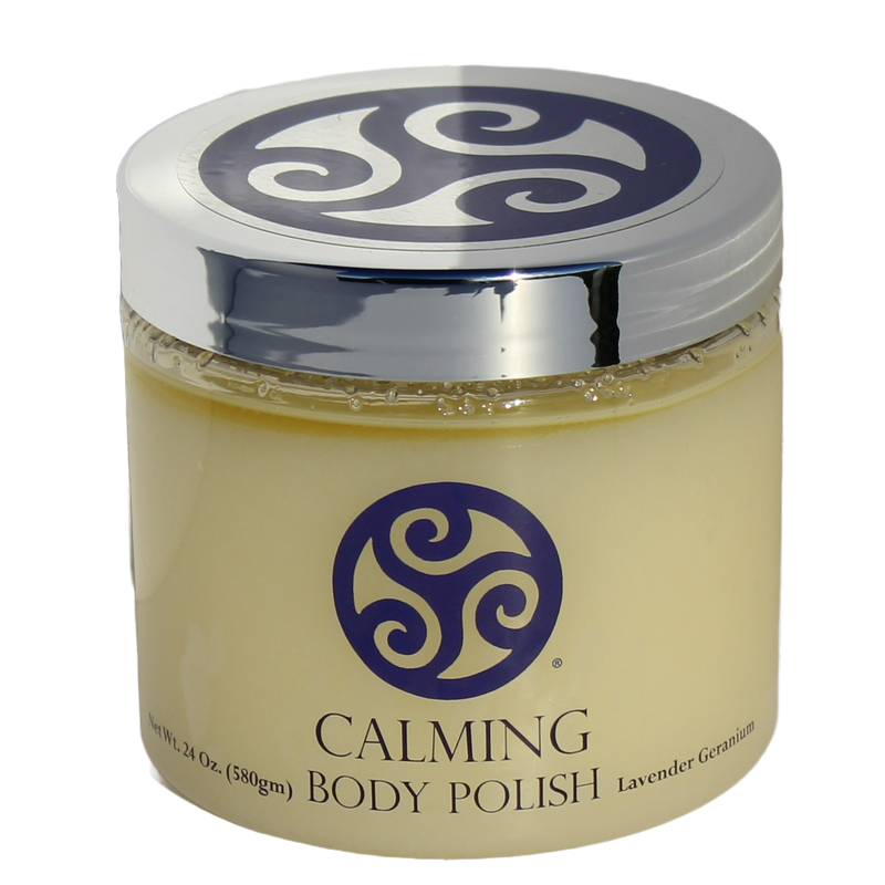 Body Polish Salt Scrub - 24 Ounce - Natural - Dry Skin Relief - Trillium