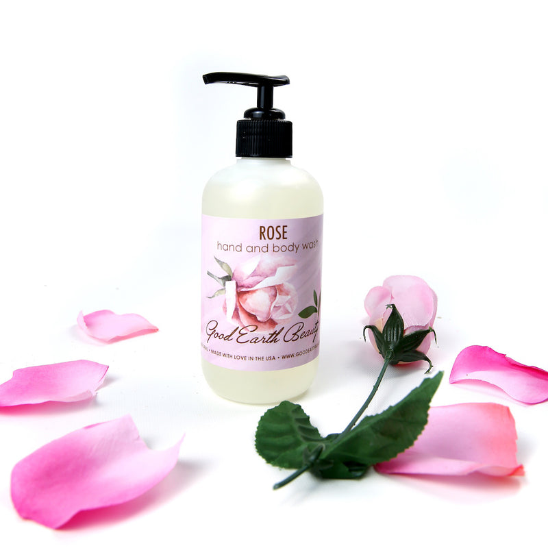 NEW Body and Hand Wash Rose by Good Earth Beauty