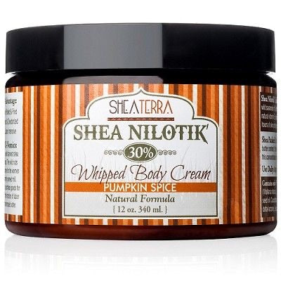 Shea Nilotik' 30% Shea Butter Whipped Body Cream PUMPKIN SPICE by Shea Terra Organics