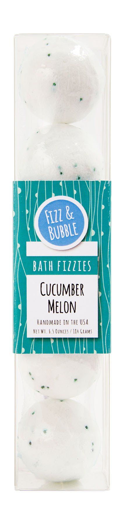 Bath Fizzy Petite Bath Bomb 5 Pack Cucumber Melon Fizz & Bubble