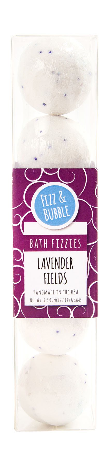 Bath Fizzy Petite Bath Bomb 5 Pack Lavender Fields – Good Earth Beauty