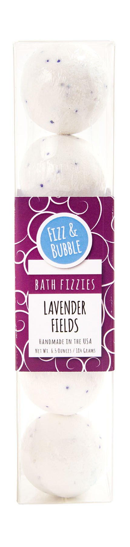 Bath Fizzy Petite Bath Bomb 5 Pack Lavender Fields