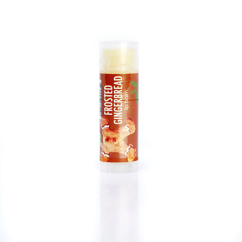 Frosted gingerbread lip balm