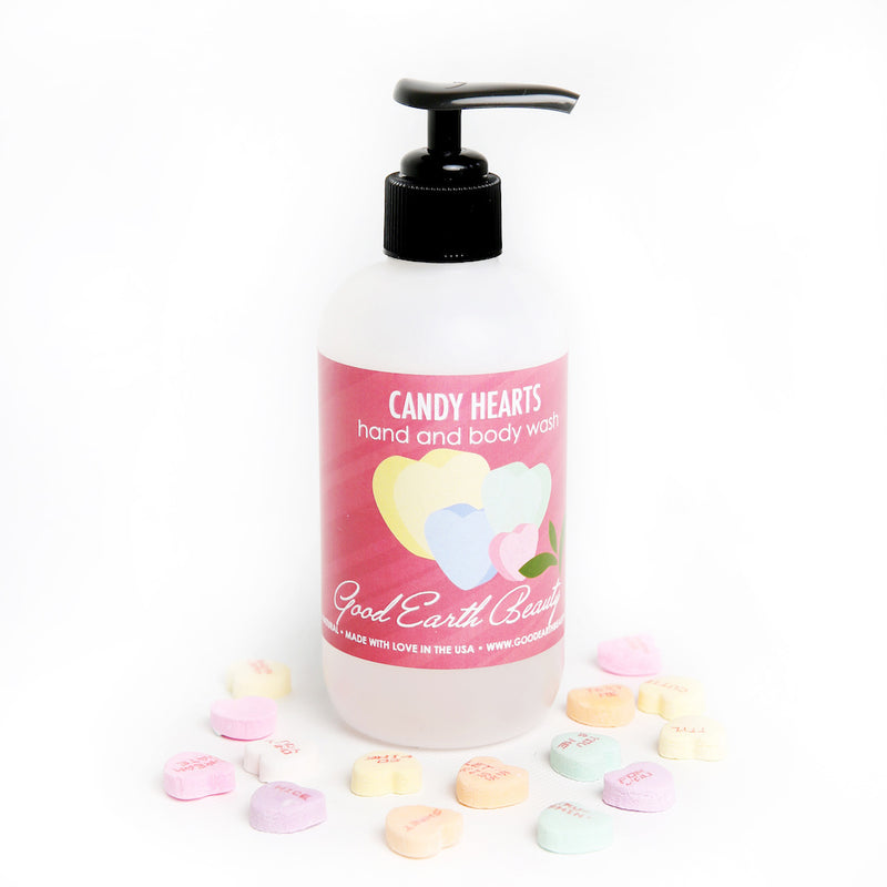 Hand and Body Wash Candy Hearts Good Earth Beauty