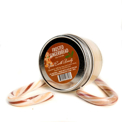 All Natural Soy Candle Frosted Gingerbread by Good Earth Beauty
