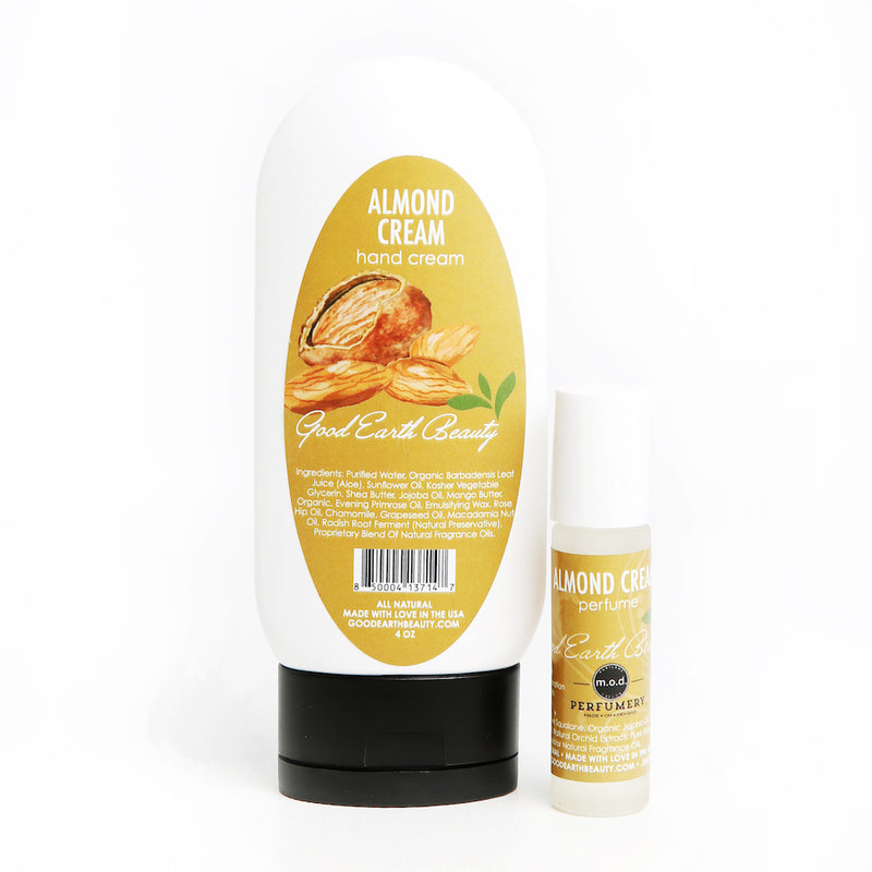 Almond Gift Set - Almond Cream Hand Cream and Perfume