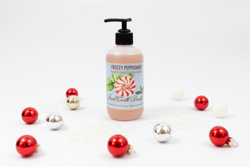 New Hand and Body Wash Frosty Peppermint Great Gift