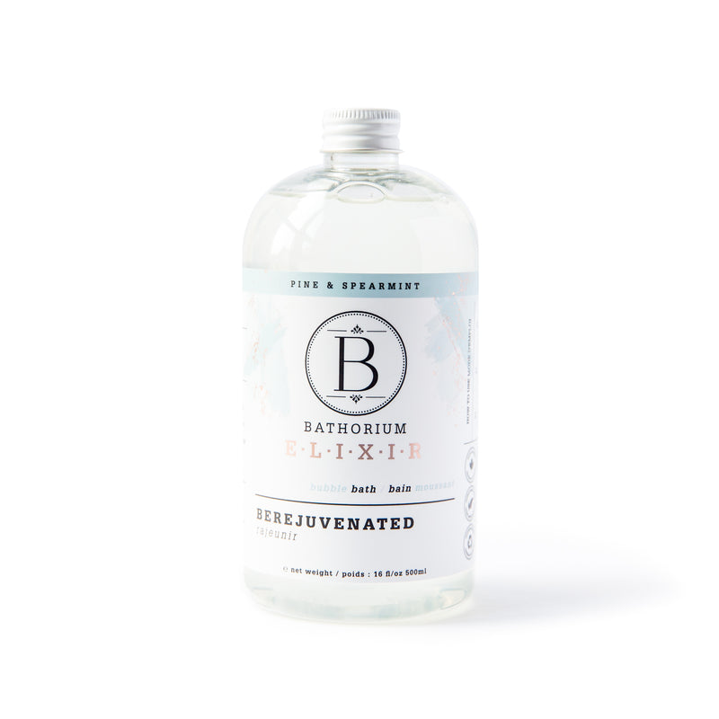 NEW PINE, CEDARWOOD AND PEPPERMINT BE REJUVENATED BUBBLE BATH OIL BATHORIUM