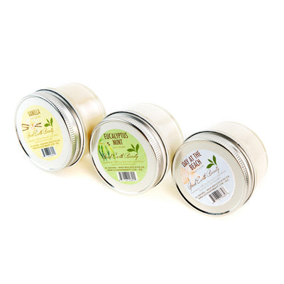 Candle Natural Soy Set of 3 Good Earth Beauty