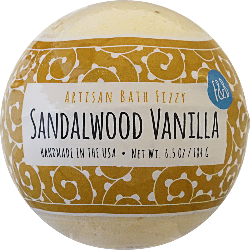 Bath Fizzy 6.5 Ounce - Sandalwood Vanilla