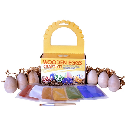 Wooden Eggs Craft Kit by Natural Earth Paint
