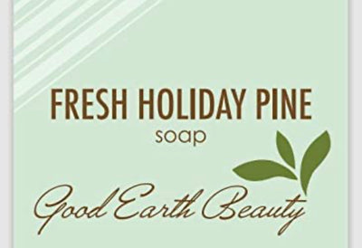 Soap Holiday Pine Bar Soap Fresh and Moisturizing Good Earth Beauty