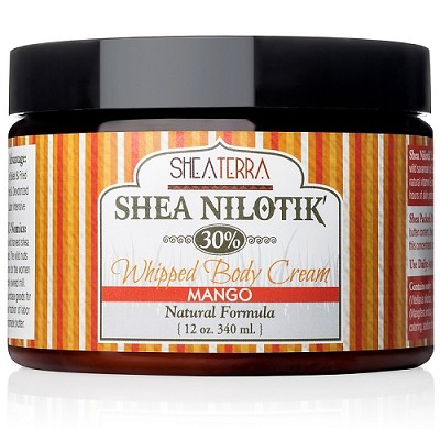 Body Cream - Shea Nilotik' 30% Shea Butter Whipped MANGO Terra Organics