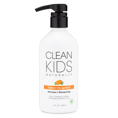Clean Kids Shampoo Tropical Orange Burst 16 oz