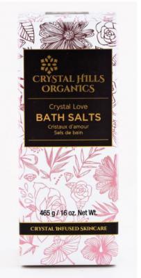 Bath Salts Crystal Love Rose Quartz