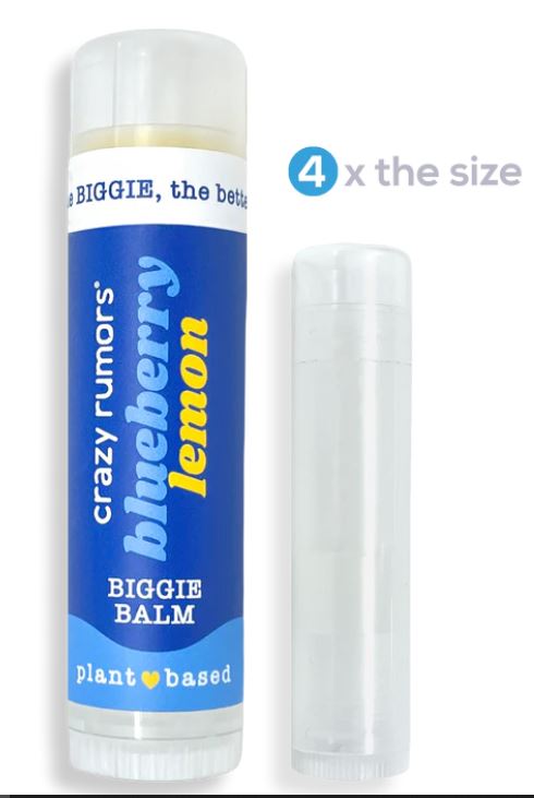 Lip Balm Biggie - Large Size - Blueberry Lemon - Crazy Rumors