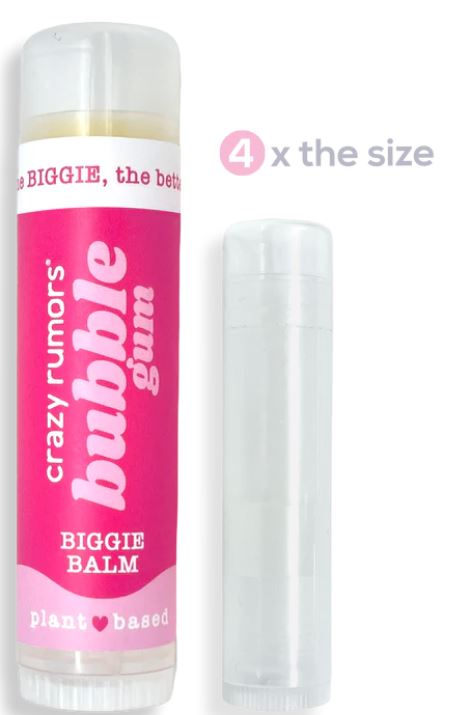 Lip Balm Biggie - Large Size -Bubble Gum - Crazy Rumors