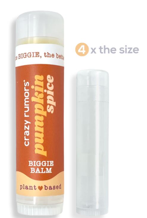 Lip Balm Biggie - Large Size - Pumpkin Spice - Crazy Rumors