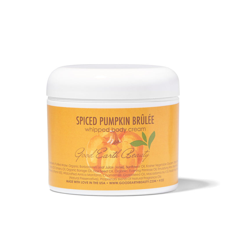 Whipped body cream pumpkin
