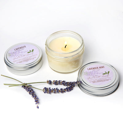 Lavender Gift Set - Candle and Body Balm Good Earth Beauty