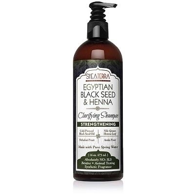 New Egyptian Black Seed & Henna Natural Shampoo (STRENGTHENING) Shea Terra Organics
