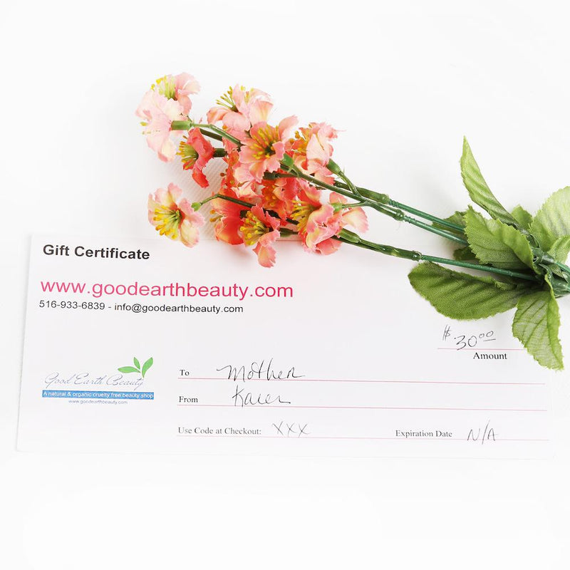 A Good Earth Beauty Gift Certificate Always a Good Idea