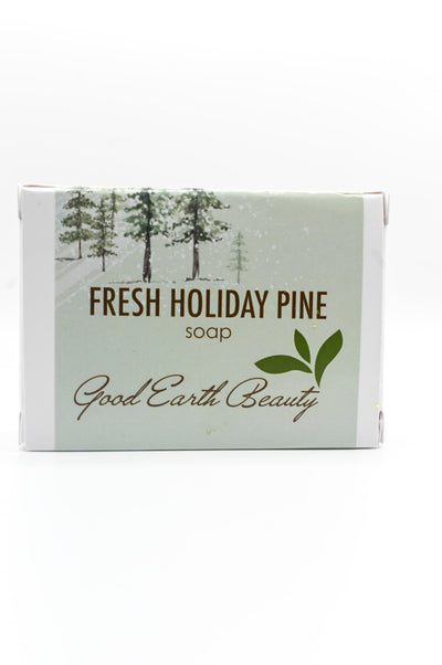 Soap Holiday Pine Bar Soap Fresh and Moisturizing Good Earth Beauty