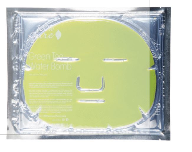 Green Tea Water Bomb Mask 100% Pure
